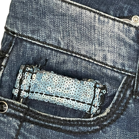 Vanity Blue Premium Denim Jeans Size 25X33 Curvy Sasha‎ Boot Womens Stretch - Picture 5 of 7